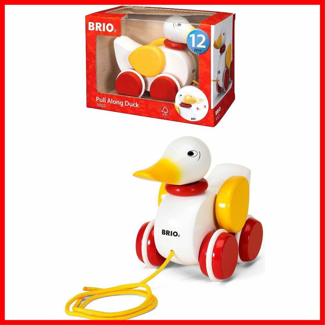 【スタイル:ダック】BRIO (ブリオ) プルトイ ダック [ 木製 おもちゃ