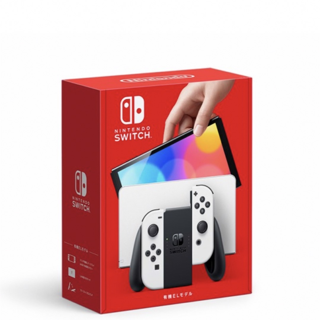 Nintendo Switch 有機ELモデル Joy-Con L / R ホワ エンタメ/ホビーのゲームソフト/ゲーム機本体(家庭用ゲームソフト)の商品写真