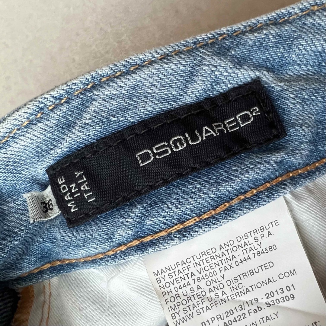 Dsquared2 ディースクエアード ダメージ加工デニム 36 Sサイズ 5