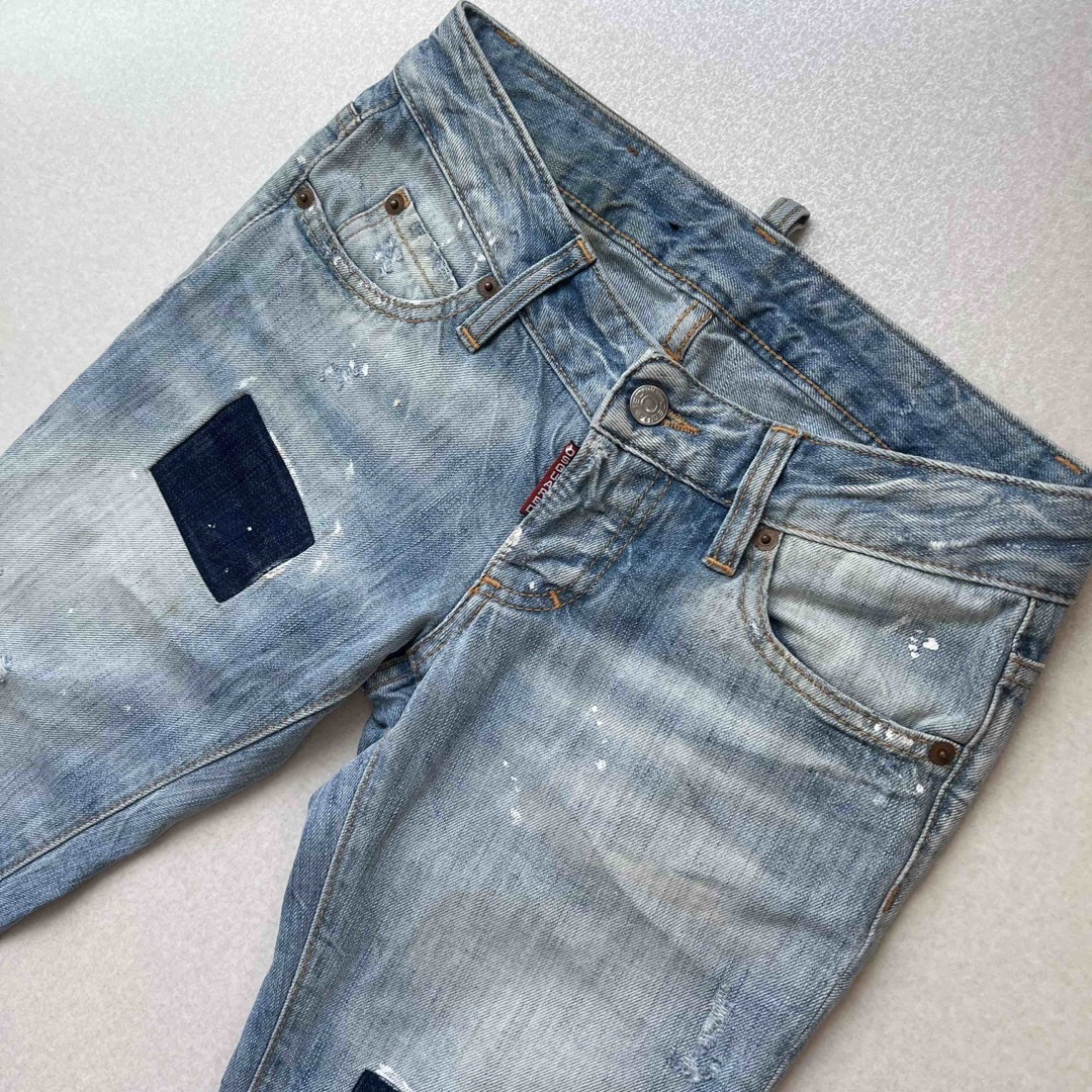 DSQUARED2 - Dsquared2 ディースクエアード ダメージ加工デニム 36 S DSQUARED2 - Dsquared2 ディースクエアード ダメージ加工デニム 36 S