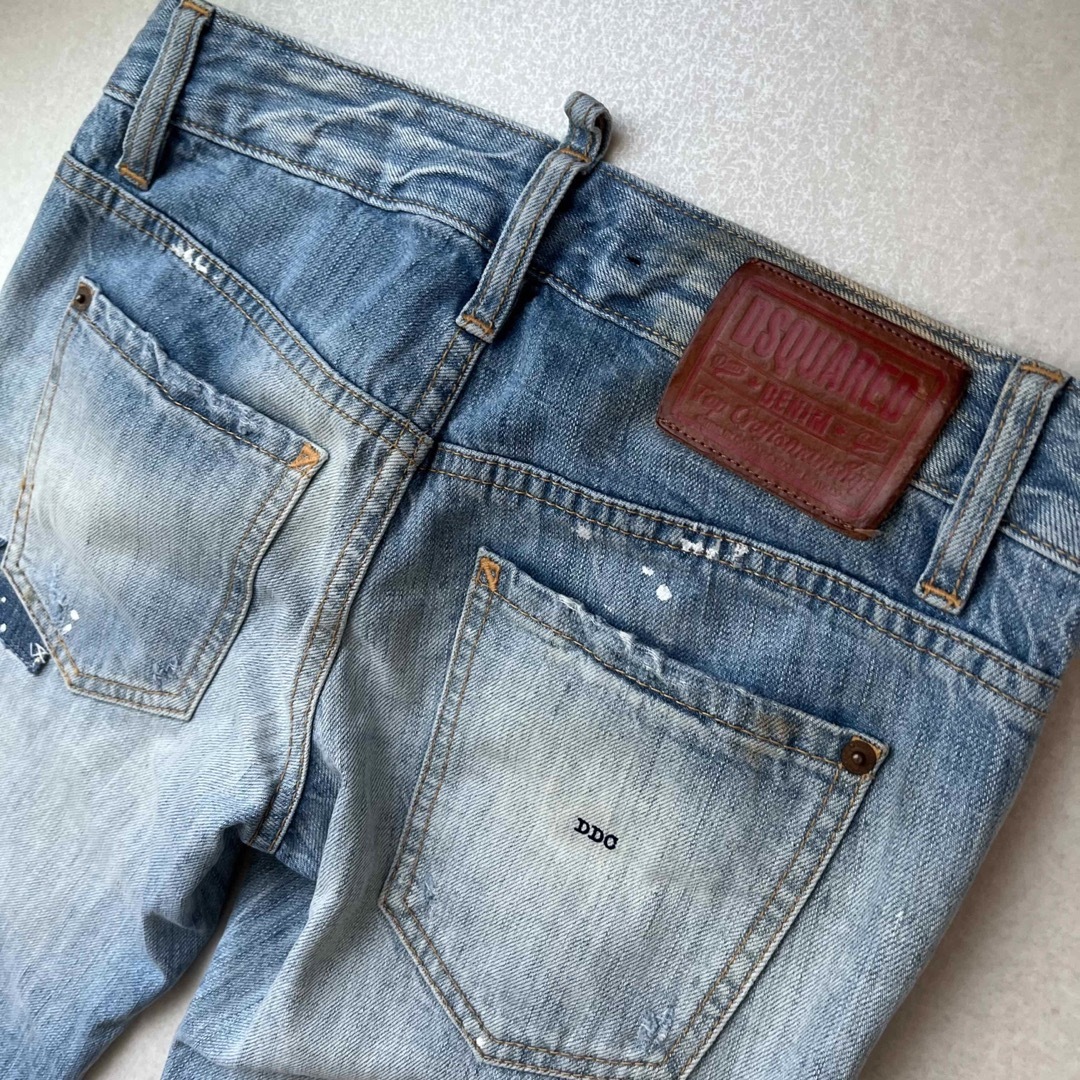 DSQUARED2 - Dsquared2 ディースクエアード ダメージ加工デニム 36 S DSQUARED2 - Dsquared2 ディースクエアード ダメージ加工デニム 36 S