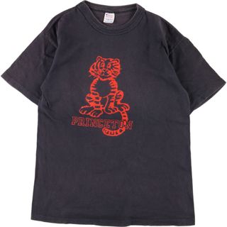 チャンピオン(Champion)の古着 80年代 チャンピオン Champion トリコタグ 両面プリント プリントTシャツ USA製 メンズS ヴィンテージ /eaa352488(Tシャツ/カットソー(半袖/袖なし))