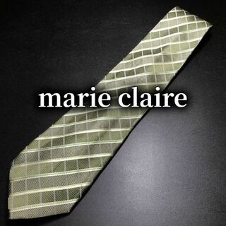 マリクレール(Marie Claire)のマリクレール チェック グリーン ネクタイ B102-U06(ネクタイ)