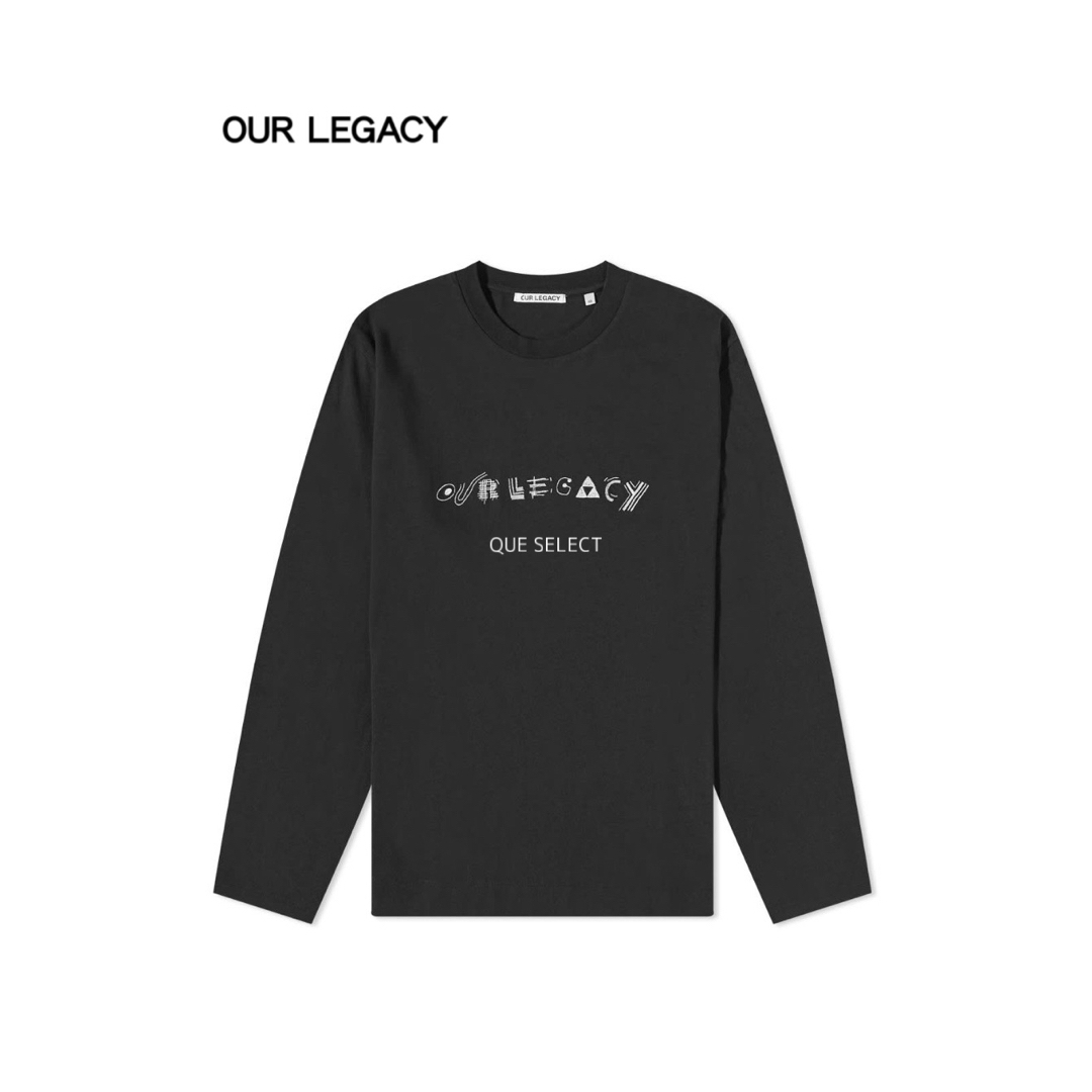 selectの商品22SS OUR LEGACY LONG SLEEVE LOGO T-SHIRT