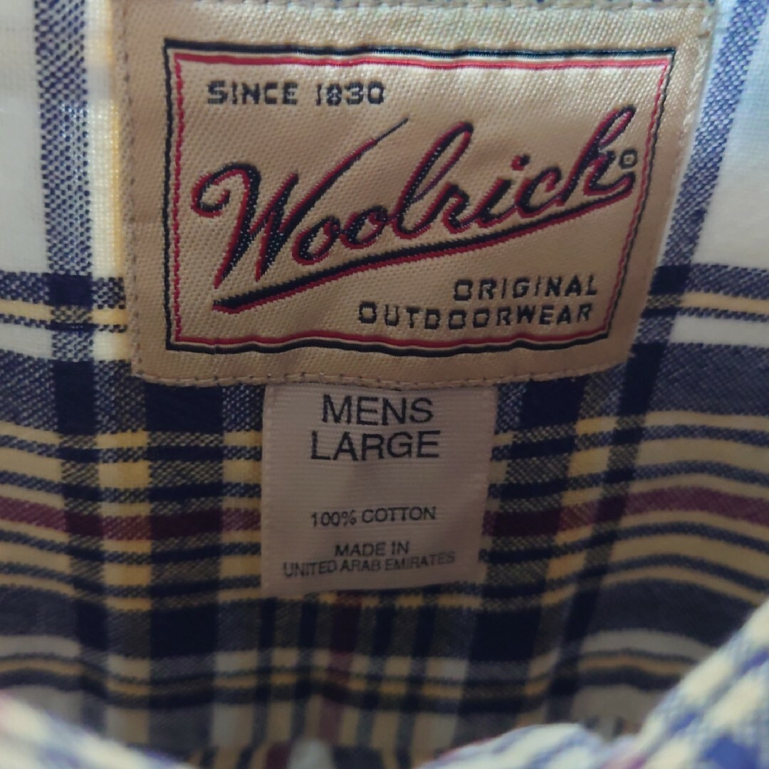 WOOLRICH(ウールリッチ)の【WOOLRICH】90's VINTAGE チェックシャツ A-1075 メンズのトップス(シャツ)の商品写真