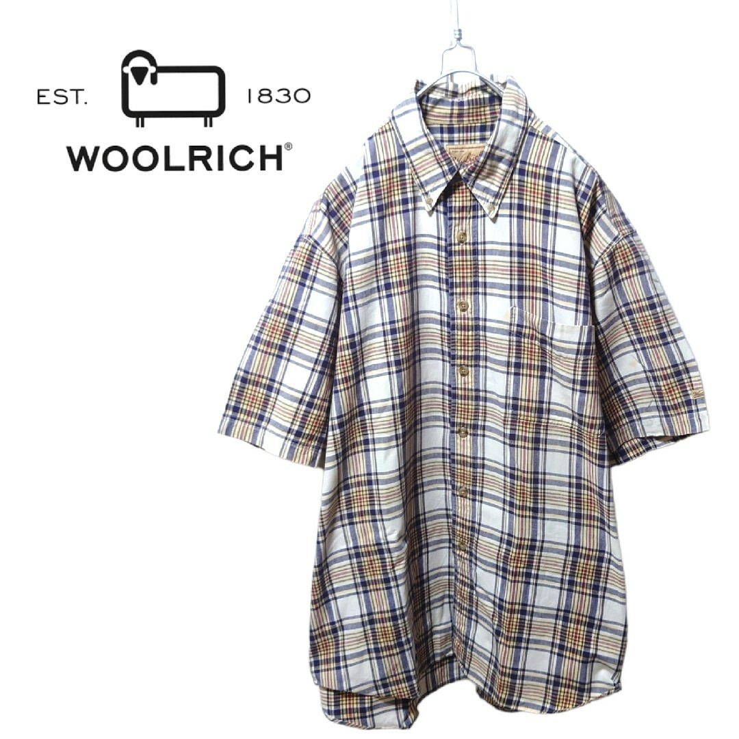 WOOLRICH(ウールリッチ)の【WOOLRICH】90's VINTAGE チェックシャツ A-1075 メンズのトップス(シャツ)の商品写真