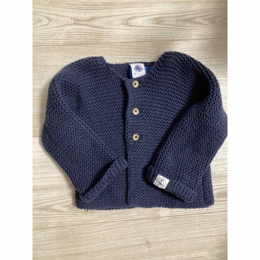 PETIT BATEAU - プチバトー 74センチ ニットカーディガンの通販 by ma ...