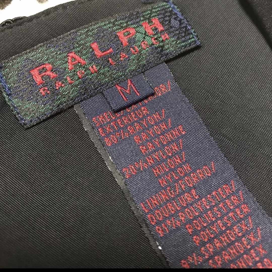 Ralph Lauren(ラルフローレン)のラルフローレン　膝丈ワンピ　ブラック レディースのスカート(ひざ丈スカート)の商品写真