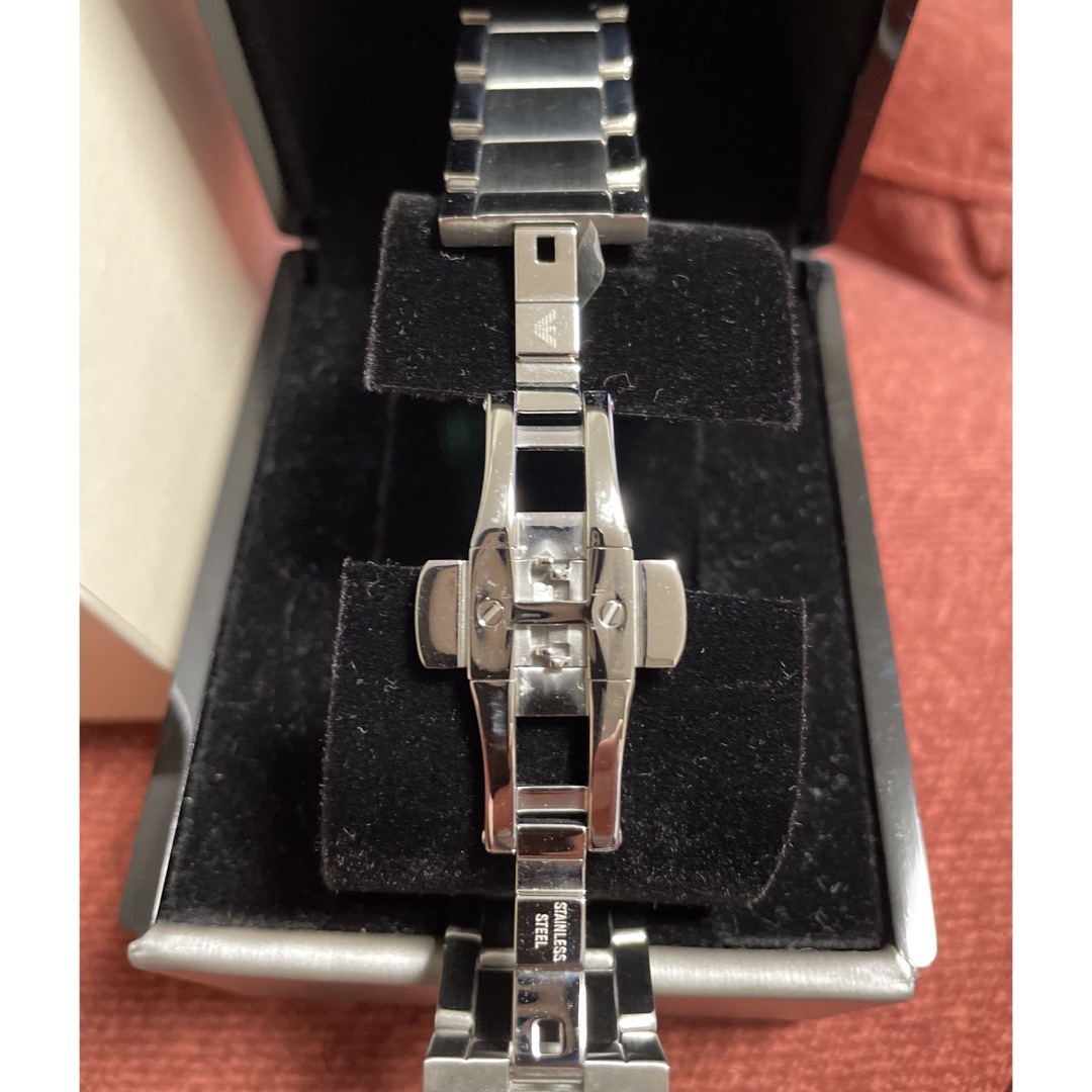 Emporio Armani(エンポリオアルマーニ)の美品！！エンポリオ アルマーニ  クロノ クオーツ メンズ 腕時計 AR2434 メンズの時計(腕時計(アナログ))の商品写真
