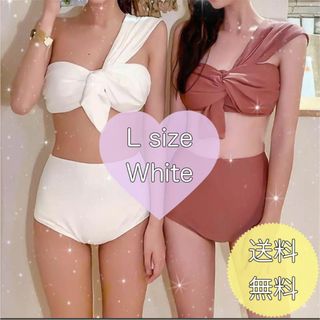 ★水着　レディース★ワンショルダー　タンキニ　ビキニ　韓国　セクシー　オルチャン(水着)