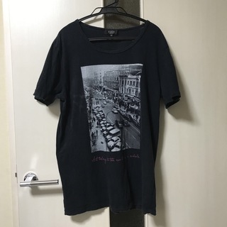 ルパート(RUPERT)のEDGE RUPERT ブラック サイズM プリントTシャツ(Tシャツ/カットソー(半袖/袖なし))