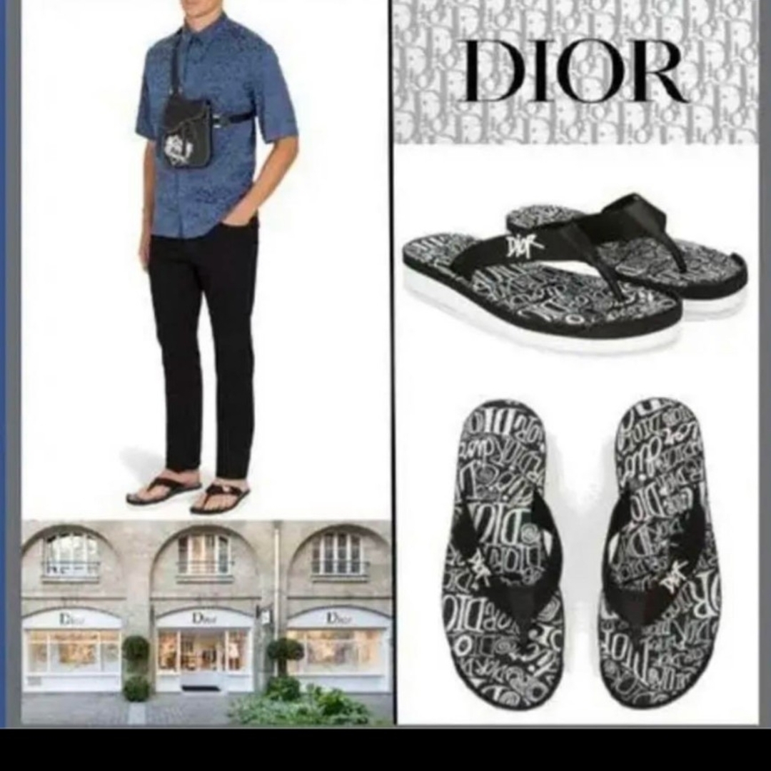 DIOR HOMME(ディオールオム)のDior x  Stussy  ビーチサンダル  ディオール　ステューシー メンズの靴/シューズ(ビーチサンダル)の商品写真