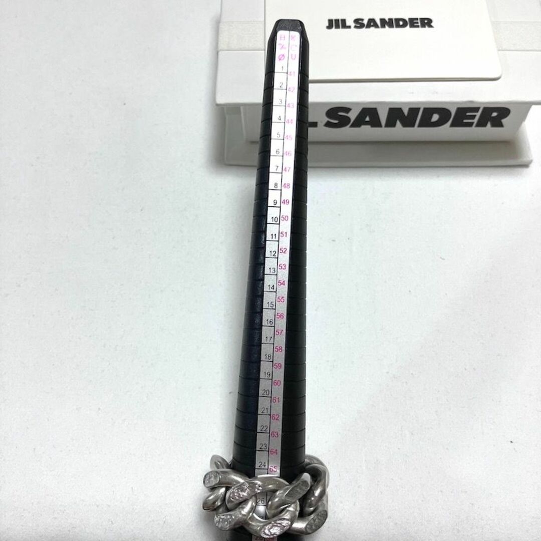 新品 L 22aw JIL SANDER チェーンリング 5009