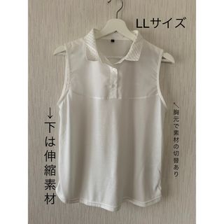 ノースリーブシャツ　LL(Tシャツ(半袖/袖なし))