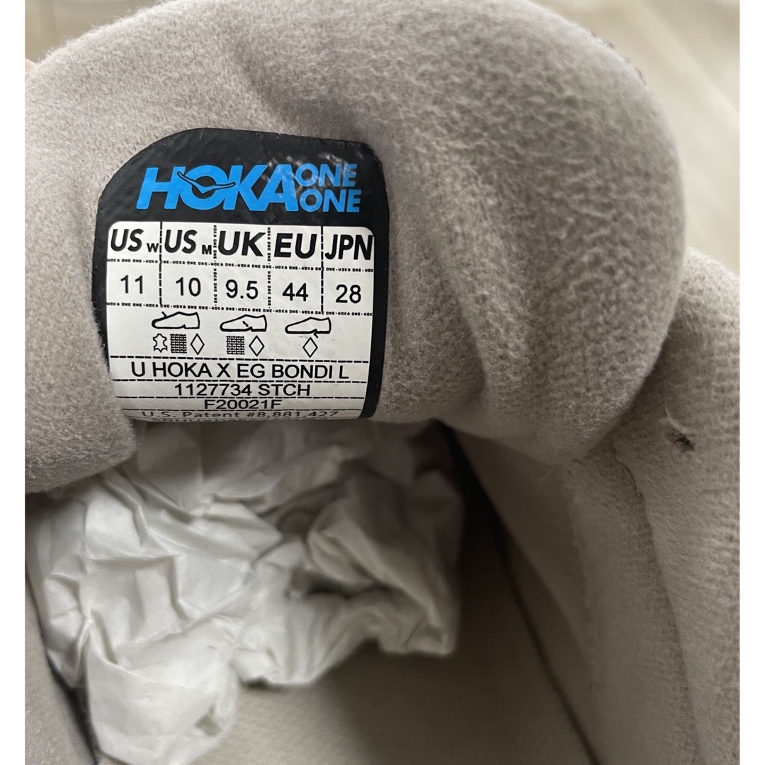 HOKA ONE ONE(ホカオネオネ)のHOKA ONEONE BONDI 28 ENGINEERED GARMENTS メンズの靴/シューズ(スニーカー)の商品写真