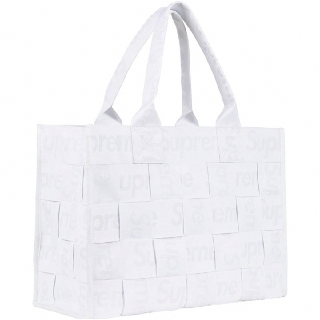 Supreme Woven Large Tote white 白 新品 - トートバッグ
