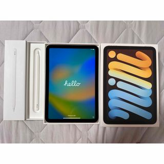 アイパッド(iPad)のiPad mini(第6世代)スターライト&Apple Pencil(第2世代)(タブレット)