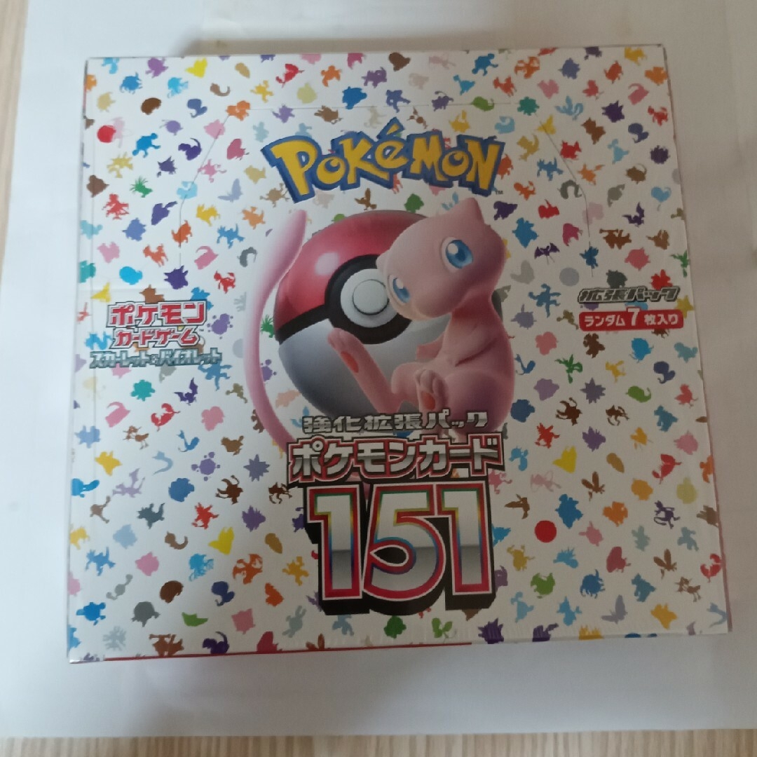 ポケモンカード 151 ボックス シュリンク付き 開封カードあり ポケモンカード 151 ボックス シュリンク付き 開封カードあり