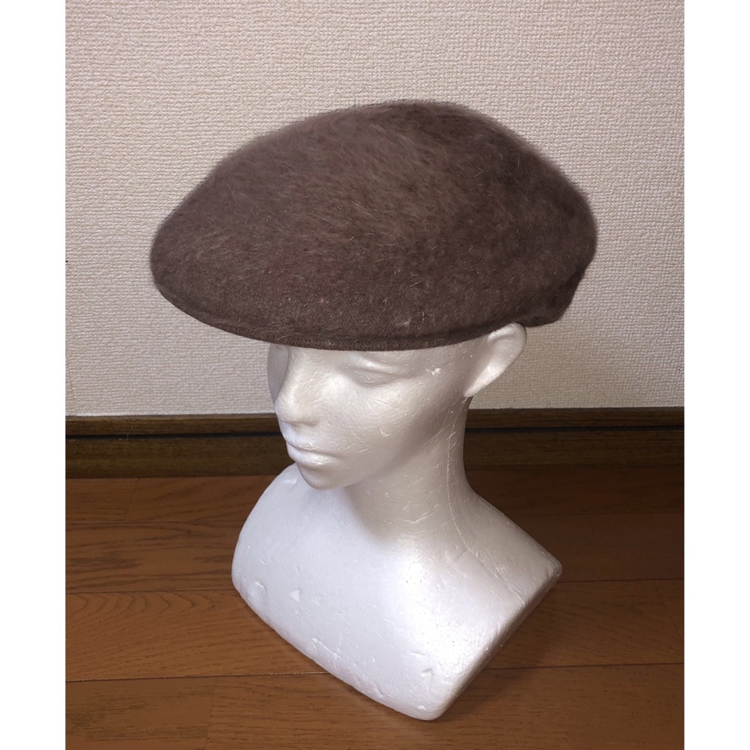 KANGOL(カンゴール)のM 良品 KANGOL Furgora 504 ファー ハンチング ベレー帽 茶 メンズの帽子(ハンチング/ベレー帽)の商品写真