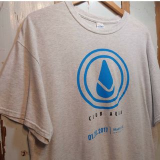 ギルタン(GILDAN)の☆US古着GILDANカレッジTシャツ/白杢/シンプル系/XL(Tシャツ/カットソー(半袖/袖なし))