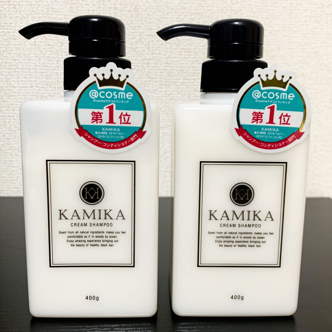 KAMIKA オールインワンクリームシャンプー 400g 2本セットのサムネイル