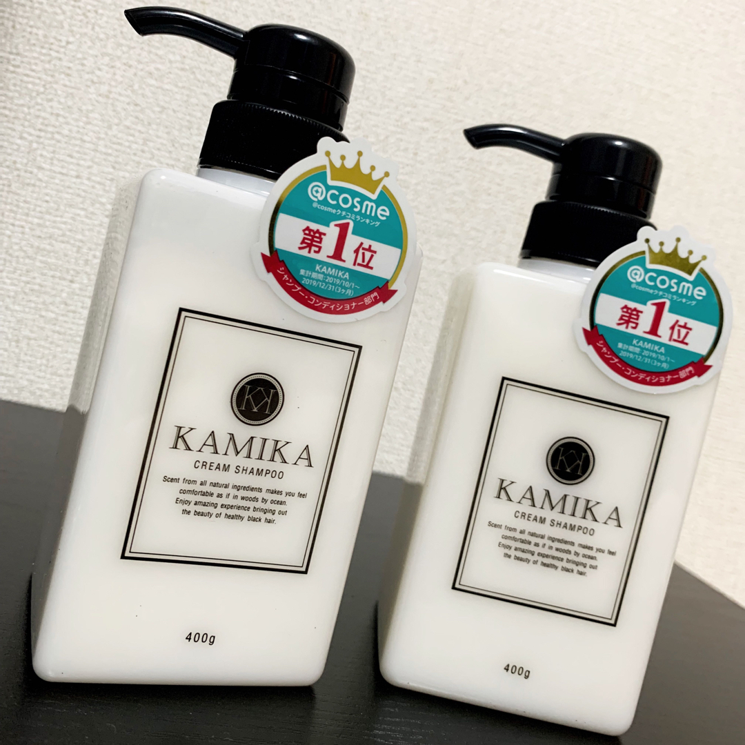 KAMIKA オールインワンクリームシャンプー 400g 2本セット 1