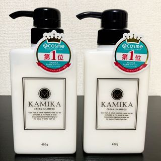 カミカ(KAMIKA)のKAMIKA オールインワンクリームシャンプー 400g 2本セット(シャンプー)