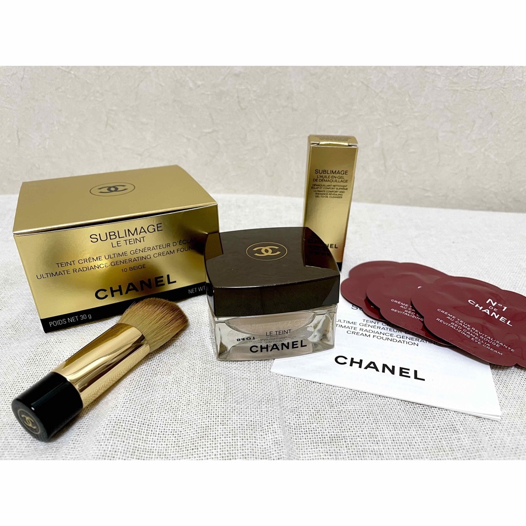 CHANEL(シャネル)のCHANEL サブリマージュルタン　ファンデーション　10  サンプル付き コスメ/美容のベースメイク/化粧品(ファンデーション)の商品写真