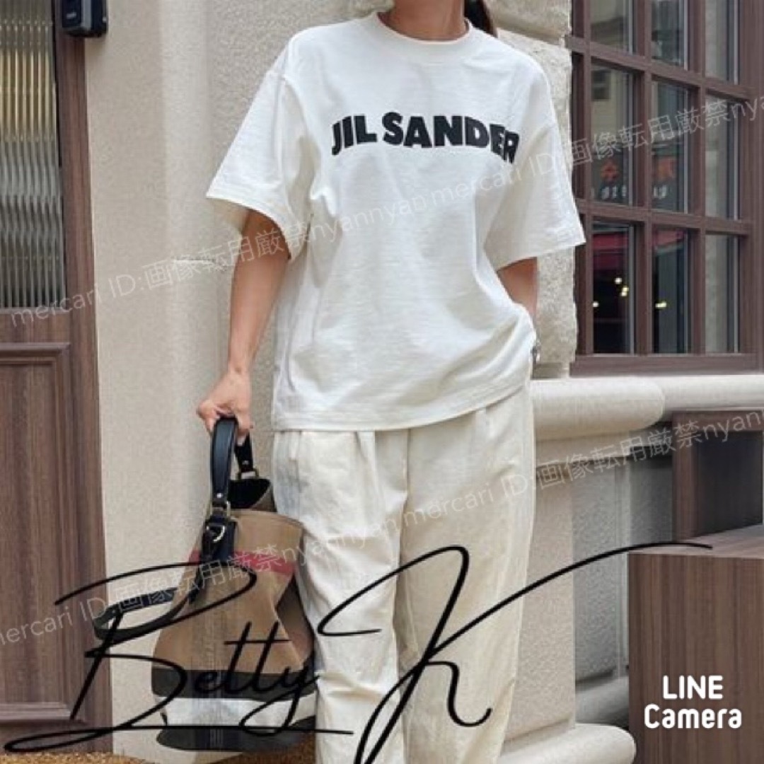 国内正規品 未使用 JIL SANDER ジルサンダー ロゴ Tシャツ M