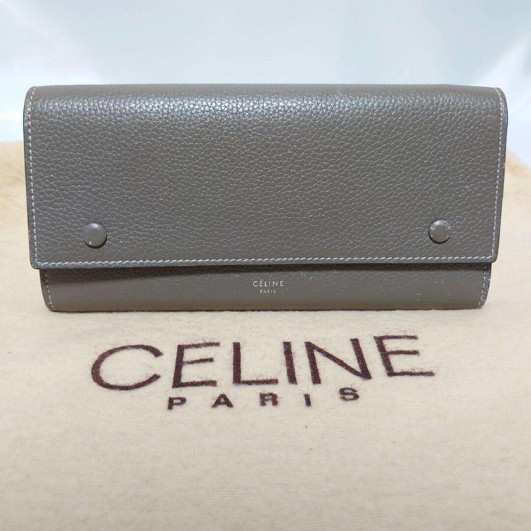 CELINE ラージフラップ マルチファンクション レザー - 財布