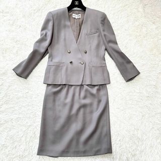 LAPICA (LAPINE)ラピーヌノーカラージャケット スカート セット 9
