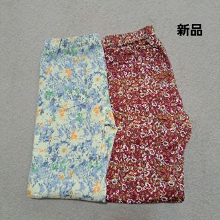 花柄パンツ フラワーパンツ 新品タグ付き(カジュアルパンツ)