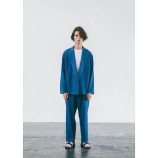 ブラームス(blurhms)の美品【21SS】blurhms Light oz Denim セットアップ(セットアップ)