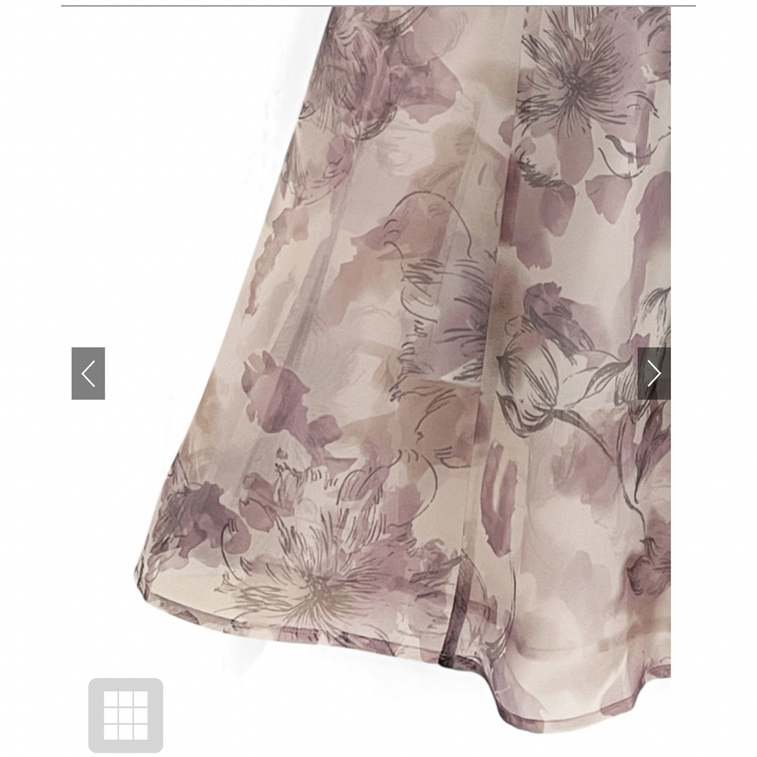 GRL(グレイル)のGRL 花柄オーガンジースカート レディースのスカート(ロングスカート)の商品写真