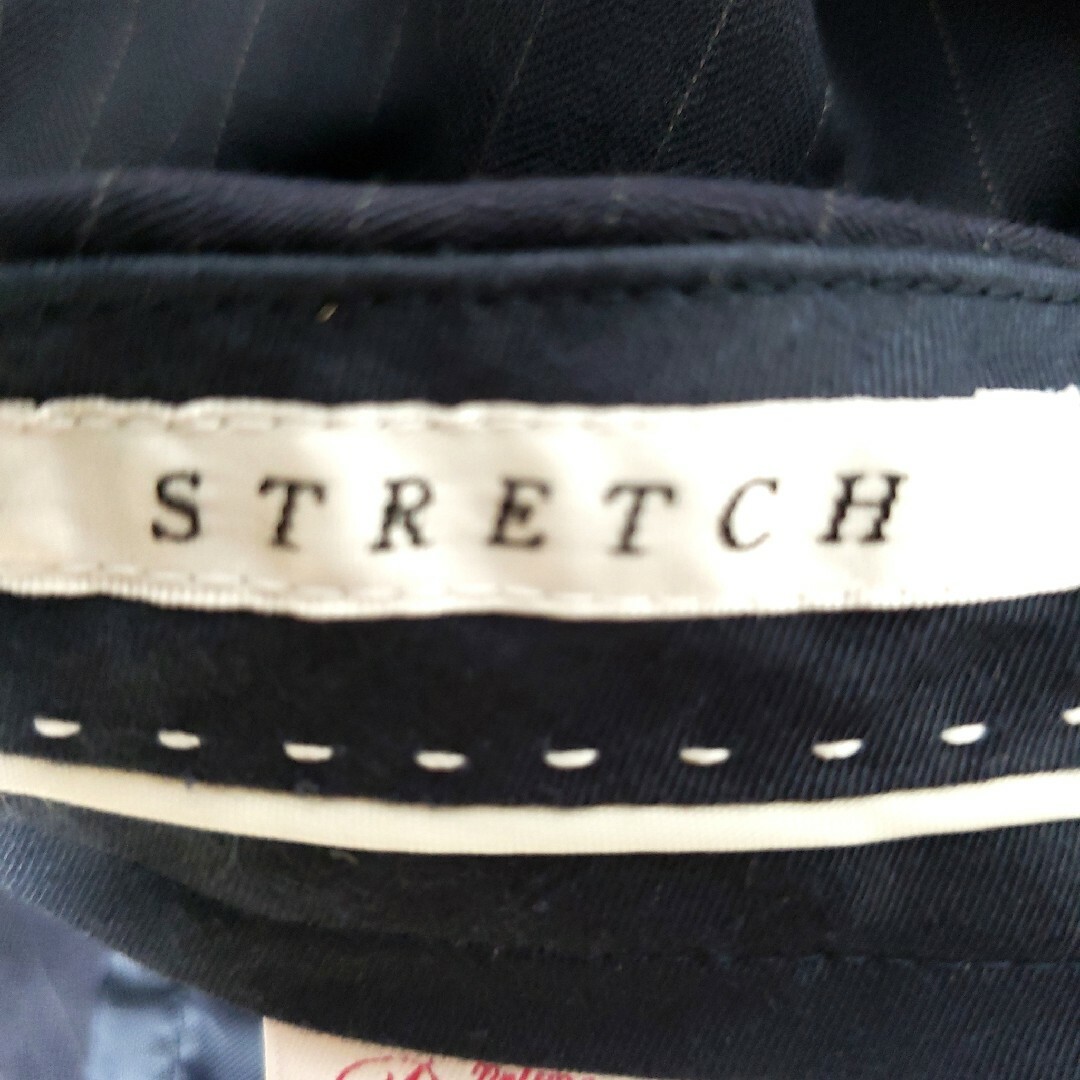 STRETCH スラックスパンツ　ブルー メンズのパンツ(スラックス)の商品写真