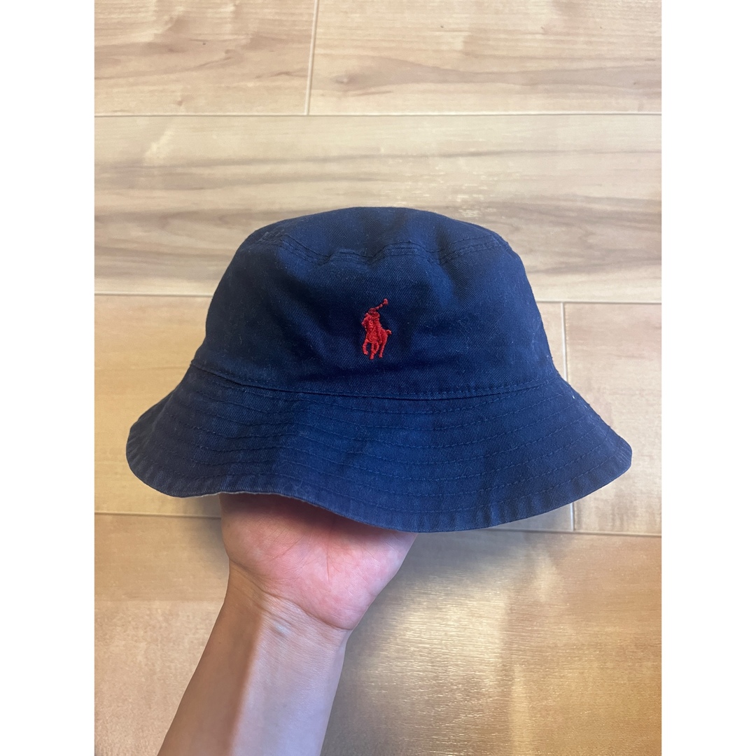 POLO RALPH LAUREN(ポロラルフローレン)のPOLO バケットハット リバーシブル バケハ ベビー キッズ/ベビー/マタニティのこども用ファッション小物(帽子)の商品写真