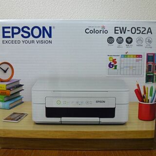 エプソン(EPSON)の新品　EW-052A　エプソン インクジェットプリンター　EPSON　インクなし(PC周辺機器)