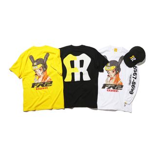 エフアールツー(#FR2)の【希少】FR2 Tシャツ カットソー 半袖 黒 L 大阪限定 阪神(Tシャツ/カットソー(半袖/袖なし))