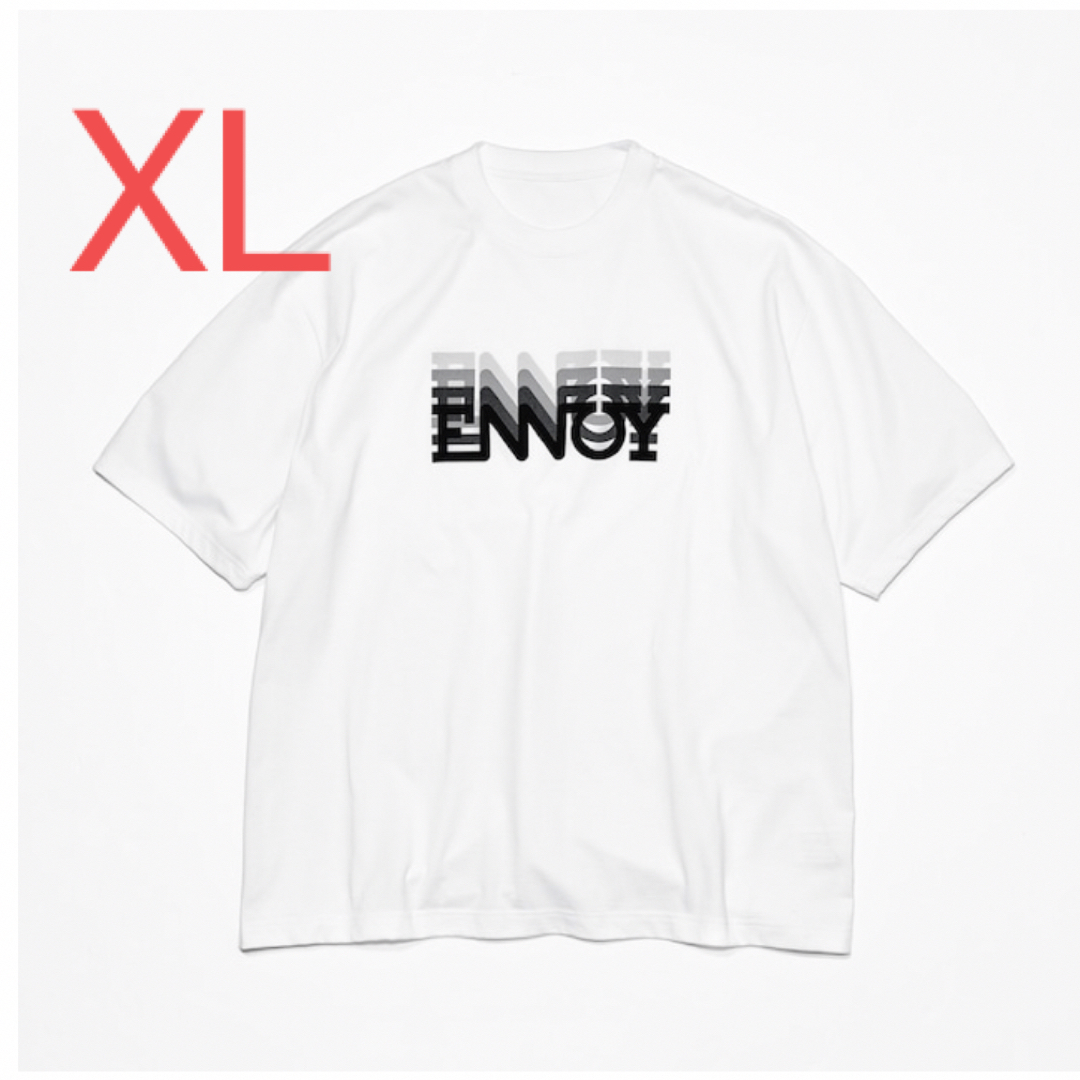 ENNOY ELECTORIC LOGO GRADATION T-SHIRT約52cm身幅