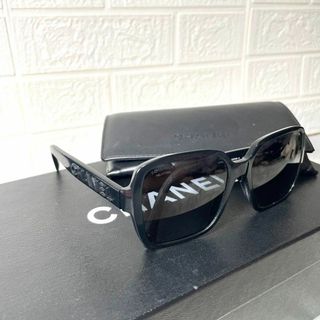 美品✨CHANEL シャネル サングラス ブラック 5408-A-