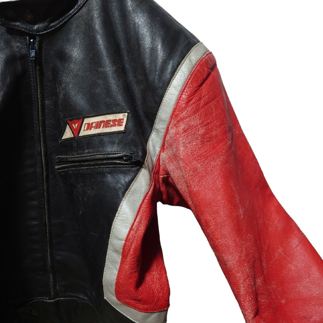 DAINESE】80's イタリア製 ライダース レザージャケット A1077の通販 ...