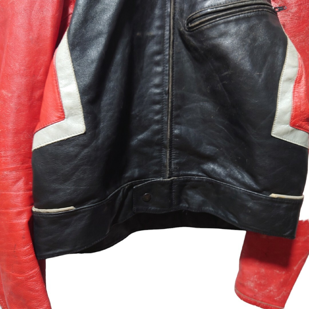 DAINESE】80's イタリア製 ライダース レザージャケット A1077の通販