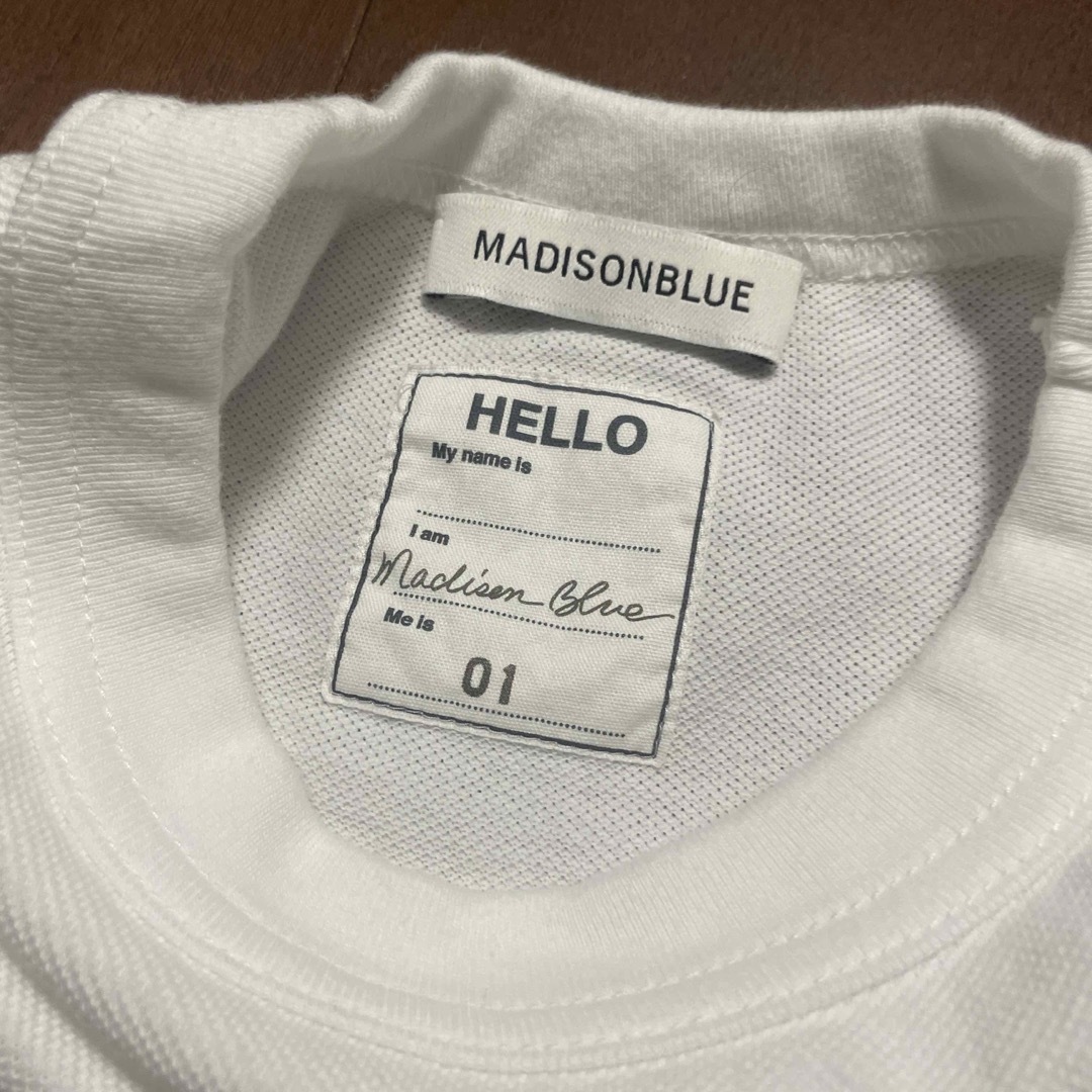 MADISONBLUE(マディソンブルー)のMADISONBLUE マディソンブルー ノースリーブカットソー レディースのトップス(Tシャツ(半袖/袖なし))の商品写真