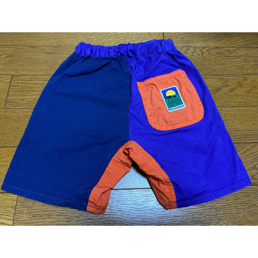 mou jon jon(ムージョンジョン)の男児ハーフパンツ100 キッズ/ベビー/マタニティのキッズ服男の子用(90cm~)(パンツ/スパッツ)の商品写真