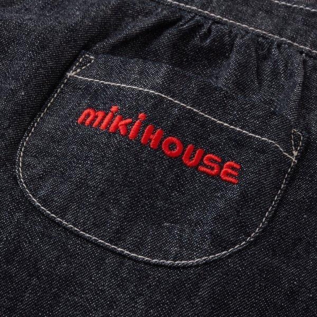 mikihouse(ミキハウス)のMIKIHOUSE ロゴ入りロンパース キッズ/ベビー/マタニティのベビー服(~85cm)(ロンパース)の商品写真