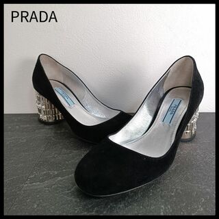 PRADA - ✨美品✨ PRADA プラダ パンプス ハイヒール クリスタルの通販 