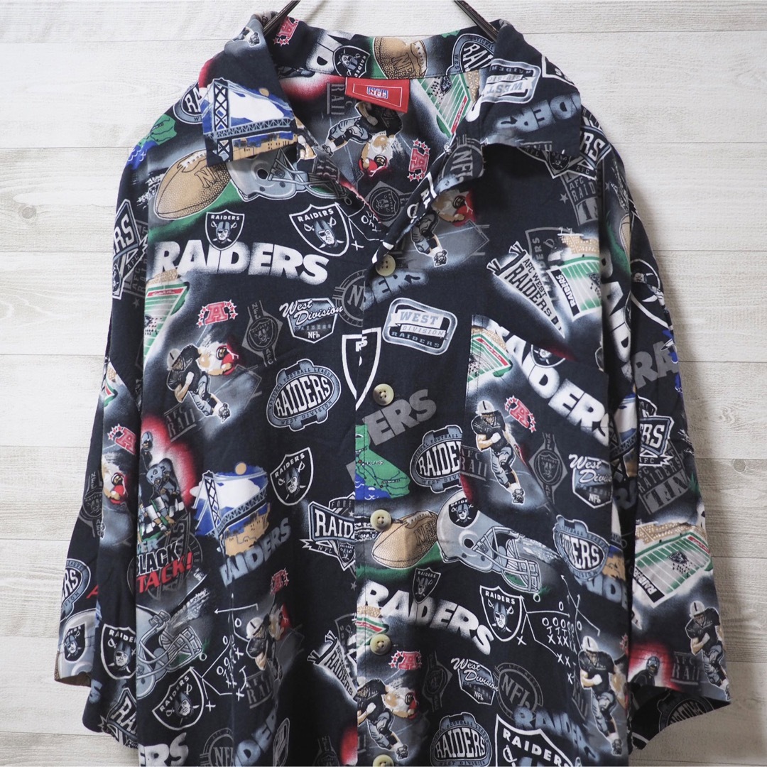NFL RAIDERS 04/05 ビッグアロハシャツの通販 by 2casa0911's shop|ラクマ