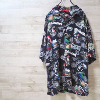 NFL RAIDERS 04/05 ビッグアロハシャツの通販 by 2casa0911's shop|ラクマ