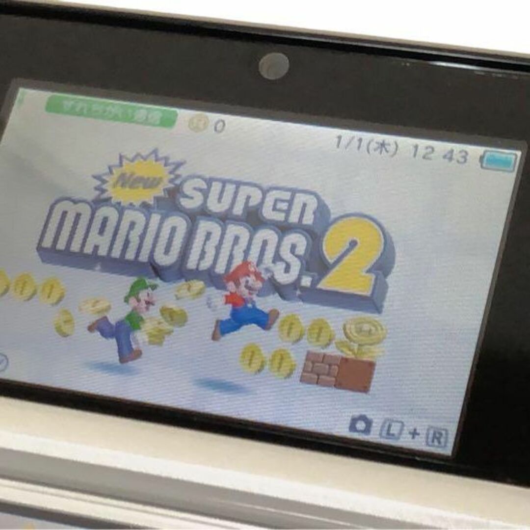 ☆極美品☆ ニンテンドー3DS アイスホワイト 本体 箱付き 動作確認済み