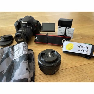 キヤノン(Canon)のCANON EOS KISS X7i 本体+レンズ2本(標準、単焦点)(デジタル一眼)